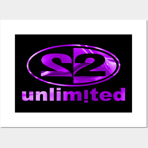 2 UNLIMITED - purple gold collector edition dance music 90s Wall Art by BACK TO THE 90´S